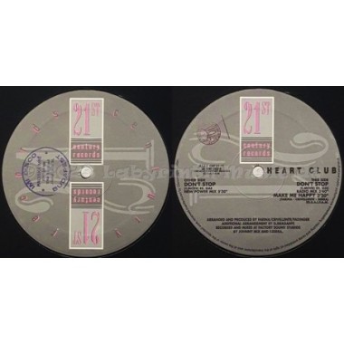Heartclub - Don't Stop • 12" Vinyl Maxi - Labyrinth Music