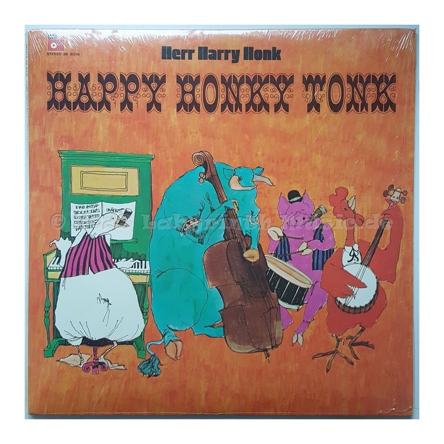 Herr Harry Honk - Happy Honky Tonk • 12" Vinyl LP • MINT - Labyrinth Music