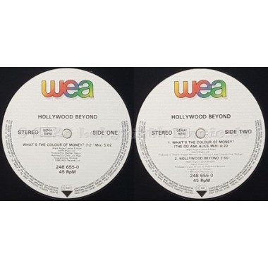 Hollywood Beyond - What's The Colour Of Money • 12" Vinyl Maxi • EX - Labyrinth Music