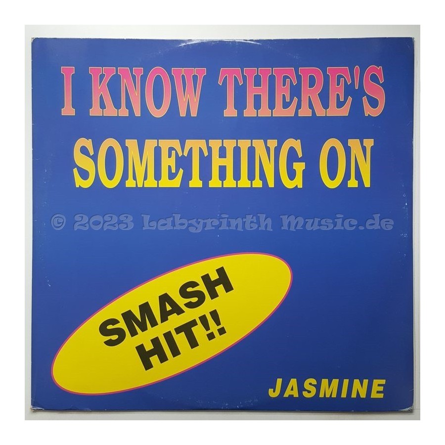 Jasmine - I Know There's Something On • 12" Vinyl Maxi • EX - Labyrinth Music