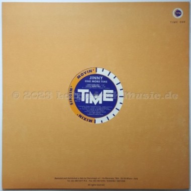 Jinny - One More Time • 12" Vinyl Maxi - Labyrinth Music