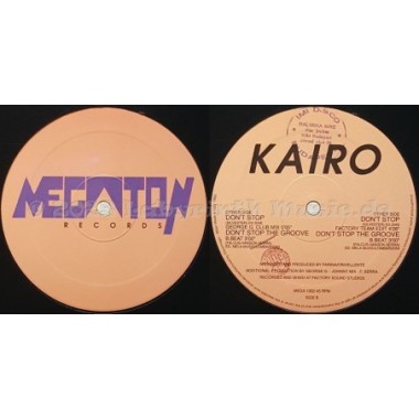Kairo - Don't Stop • 12" Vinyl Maxi - Labyrinth Music