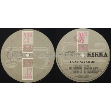 Kikka - I Say No More • 12" Vinyl Maxi - Labyrinth Music