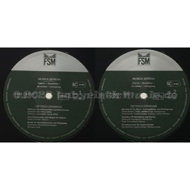 Dietrich Erdmann - Musica Serena • 12" Vinyl LP - Labyrinth Music