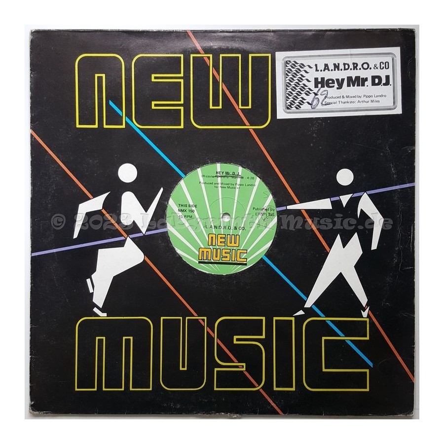 L.A.N.D.R.O. & Co. - Hey Mr. D.J. • 12" Vinyl Maxi - Labyrinth Music