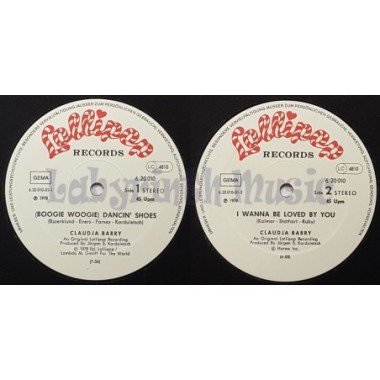Claudja Barry - (Boogie Woogie) Dancin' Shoes • 12" Vinyl Maxi - Labyrinth Music
