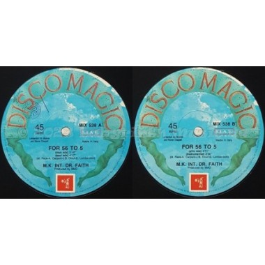 M.k. Int. & Dr. Faith - For 56 To 5 • 12" Vinyl Maxi - Labyrinth Music