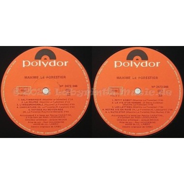 Maxime Le Forestier - Maxime Le Forestier • 12" Vinyl LP • EX - Labyrinth Music