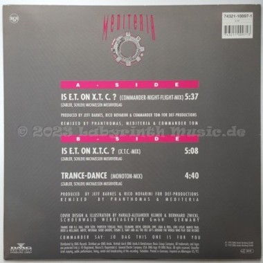 Mediteria - Is E.t. On X.t.c. • Remix • 12" Vinyl Maxi • NM - Labyrinth Music