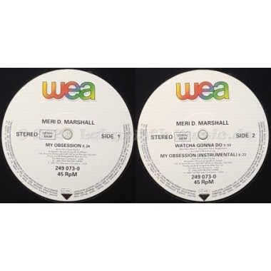 Meri D. Marshall - My Obsession • 12" Vinyl Maxi • EX - Labyrinth Music