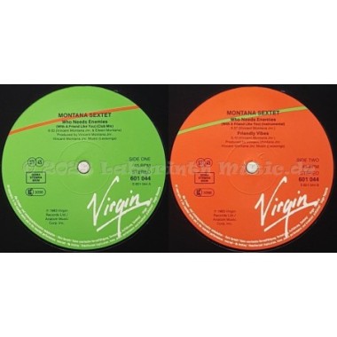 Montana Sextet Feat. Nadiyah - Who Needs Enemies (With A Friend Like You) • 12" Vinyl Maxi • EX - Labyrinth Music