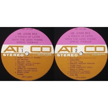 Mr. Acker Bilk • Leon Young String Chorale - A Touch Of Latin • 12" Vinyl LP • NM - Labyrinth Music