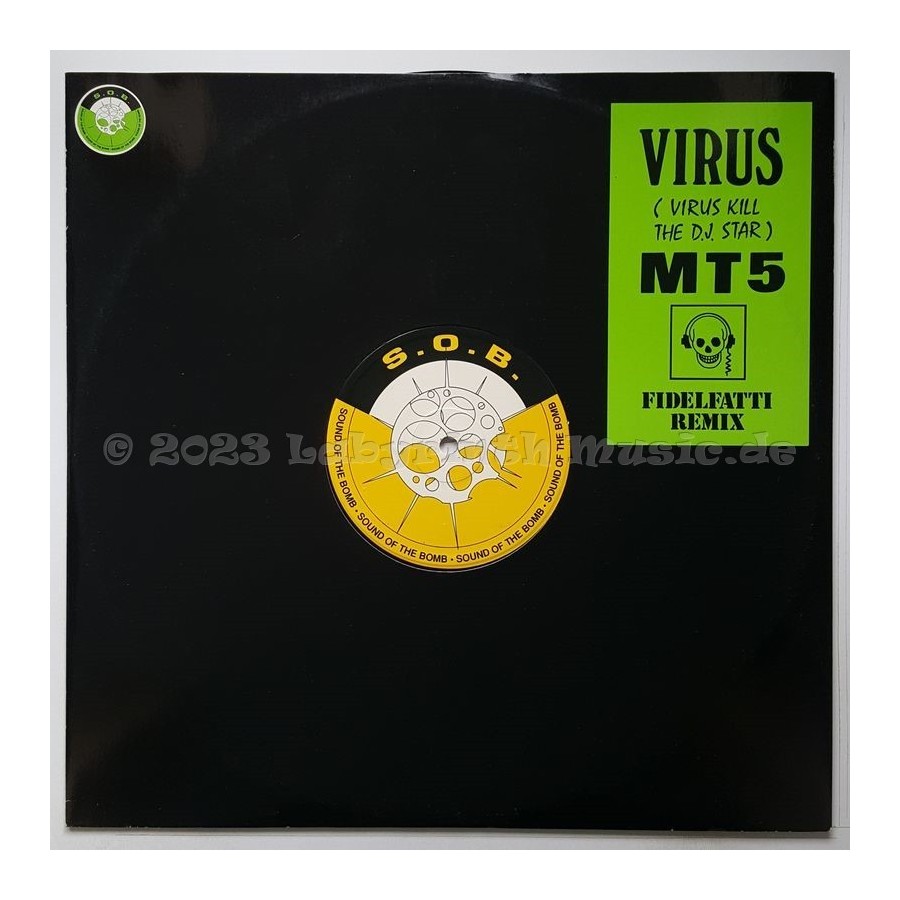 MT 5 - Virus (Virus Kill The D.J. Star) • 12" Vinyl Maxi • NM - Labyrinth Music