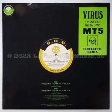 MT 5 - Virus (Virus Kill The D.J. Star) • 12" Vinyl Maxi • NM - Labyrinth Music