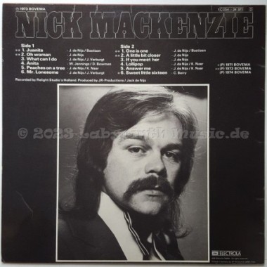 Nick MacKenzie - Nick Mackenzie • 12" Vinyl LP - Labyrinth Music