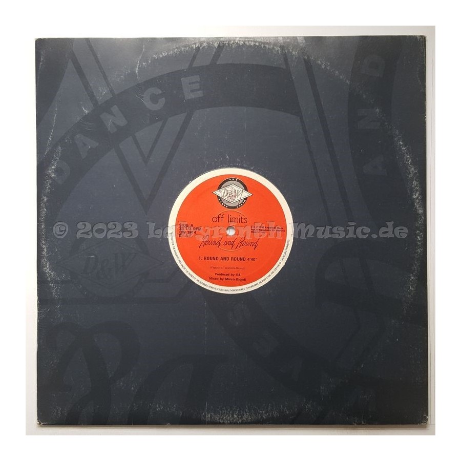 Off Limits - Round And Round • 12" Vinyl Maxi - Labyrinth Music