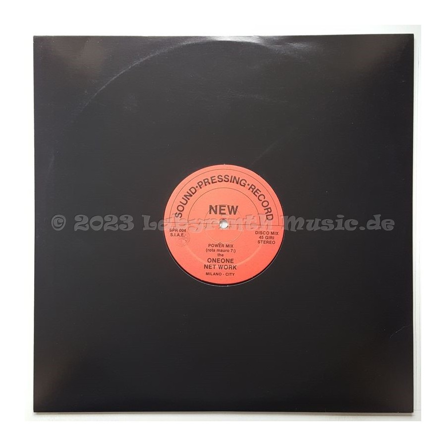 Oneone Net Work - Power Mix • 12" Vinyl Maxi - Labyrinth Music