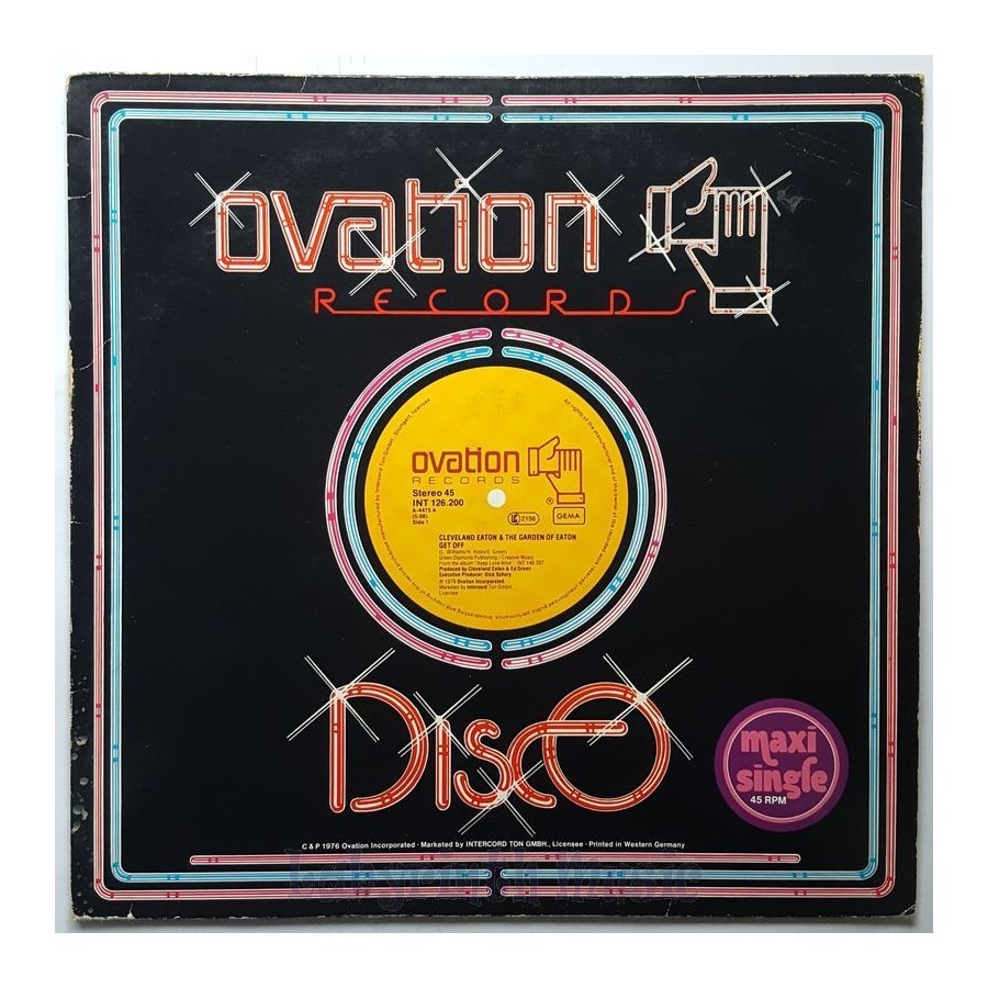 Cleveland Eaton & The Garden Of Eaton - Get Off • 12" Vinyl Maxi • EX - Labyrinth Music