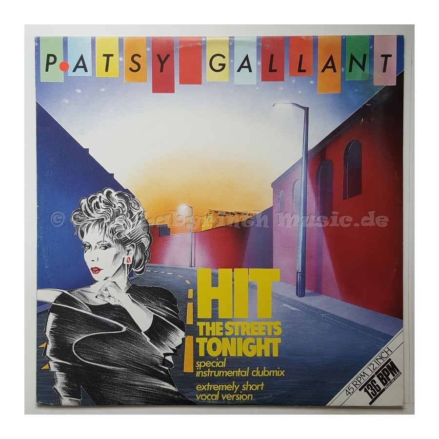 Patsy Gallant - Hit The Streets Tonight • 12" Vinyl Maxi • EX - Labyrinth Music