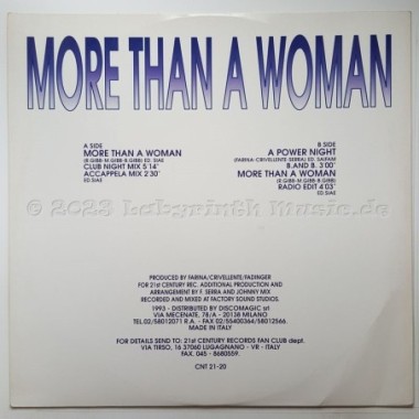 Roby Summer - More Than A Woman • 12" Vinyl Maxi • NM - Labyrinth Music