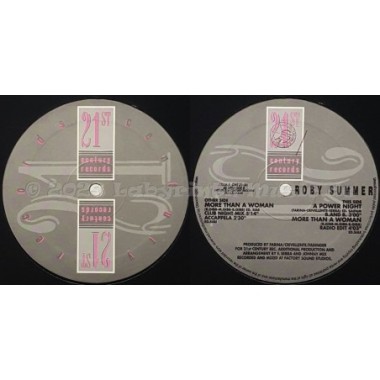 Roby Summer - More Than A Woman • 12" Vinyl Maxi • NM - Labyrinth Music