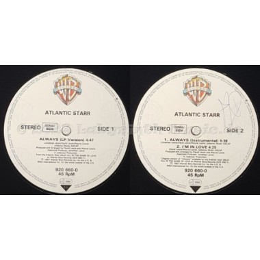 Atlantic Starr - Always • 12" Vinyl Maxi • EX - Labyrinth Music