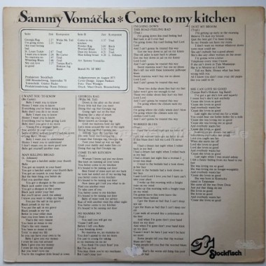 Sammy Vomácka - Come To My Kitchen • 12" Vinyl LP - Labyrinth Music