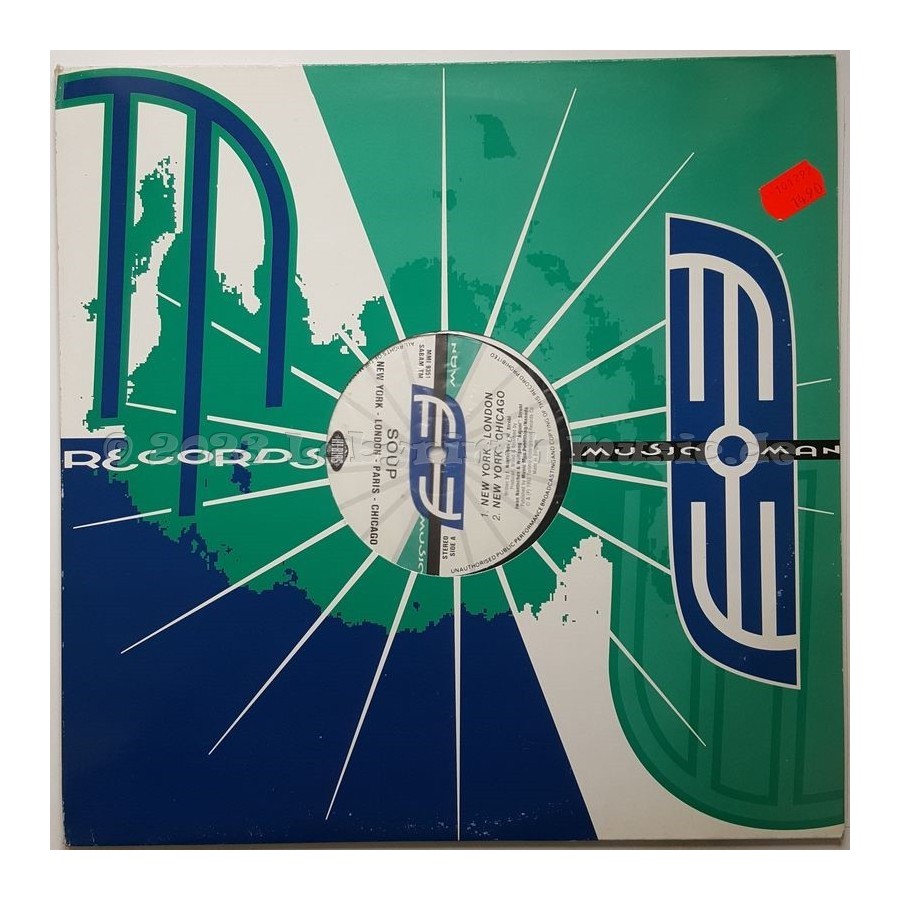 Soup - New York - London - Paris - Chicago • 12" Vinyl Maxi • EX - Labyrinth Music