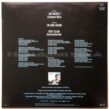 The Stranglers - No Mercy • 12" Vinyl Maxi • NM - Labyrinth Music