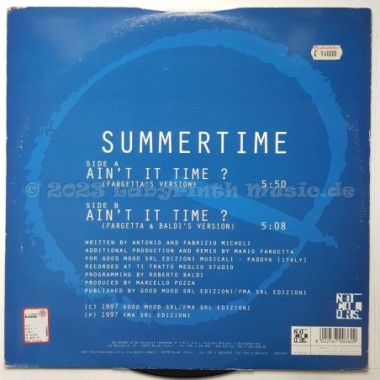 Summertime - Ain't It Time • 12" Vinyl Maxi - Labyrinth Music