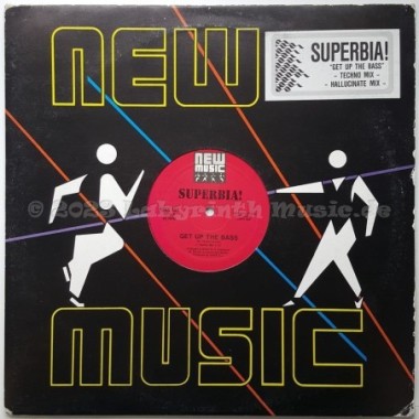 Superbia - Get Up The Bass • 12" Vinyl Maxi - Labyrinth Music
