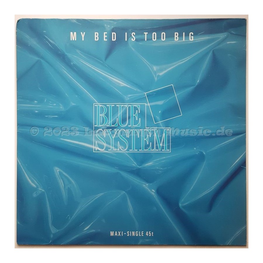 Blue System - My Bed Is Too Big • 12" Vinyl Maxi - Labyrinth Music