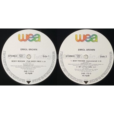 Errol Brown - Body Rockin' • 12" Vinyl Maxi • EX - Labyrinth Music