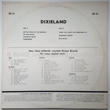 Unknown Artist - Dixieland Ala-Carte • 12" Vinyl LP - Labyrinth Music