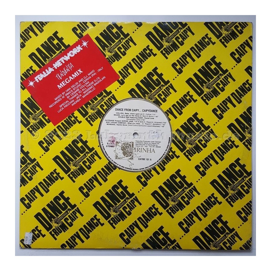 Various - Tendentia Megamix • Dance From Caipy... Caipydance • 12" Vinyl Maxi - Labyrinth Music
