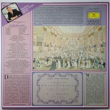 Wolfgang Amadeus Mozart - Cosi Fan Tutte • Opernquerschnitt • 12" Vinyl LP • MINT - Labyrinth Music