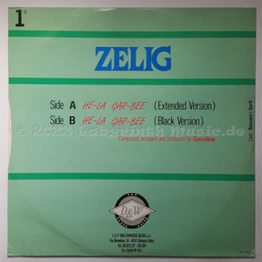 Zelig - He-La Gar-Bee • 12" Vinyl Maxi • EX - Labyrinth Music