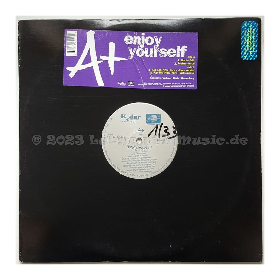 A+ - Enjoy Yourself • 12" Vinyl Maxi - Labyrinth Music