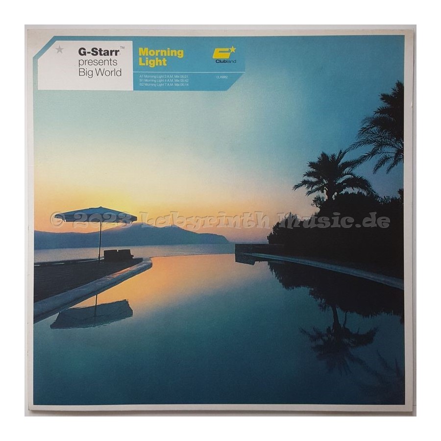 G-Starr Presents Big World - Morning Light • 12" Vinyl Maxi • NM - Labyrinth Music