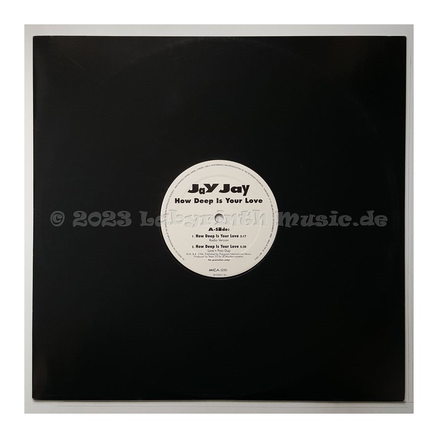 Jay Jay - How Deep Is Your Love • 12" Vinyl Maxi - Labyrinth Music