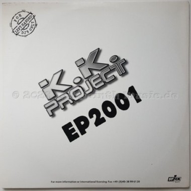 K.K. Project - EP 2001 • 12" Vinyl LP • EX - Labyrinth Music