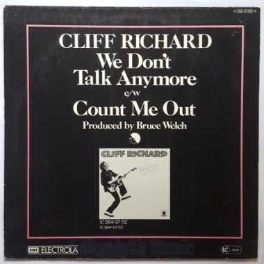 Cliff Richard - We Don't Talk Anymore • 12" Vinyl Maxi • EX - Labyrinth Music
