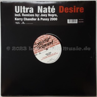 Ultra Naté - Desire • 12" Vinyl Maxi • EX - Labyrinth Music
