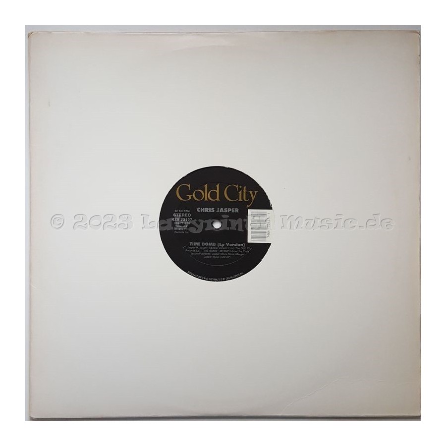 Chris Jasper - Time Bomb • 12" Vinyl Maxi - Labyrinth Music