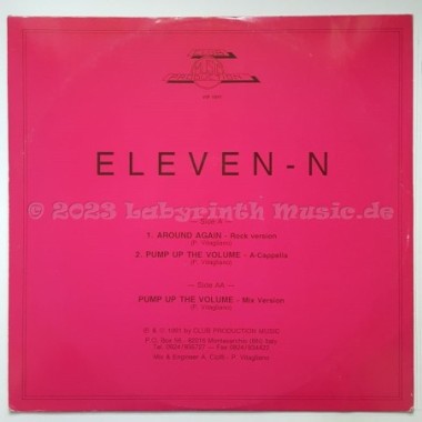 Eleven-N - Around Again • 12" Vinyl Maxi • EX - Labyrinth Music