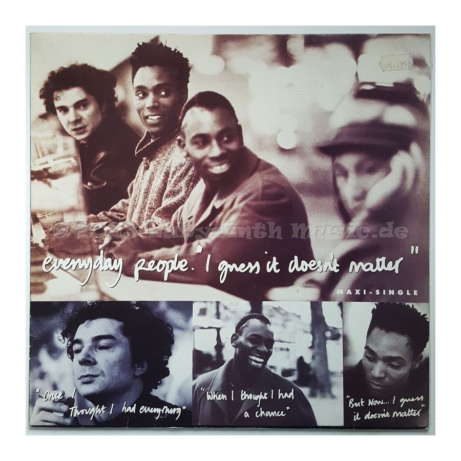 Everyday People - I Guess It Doesn't Matter • 12" Vinyl Maxi - Labyrinth Music