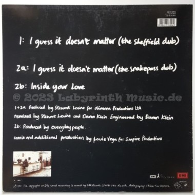 Everyday People - I Guess It Doesn't Matter • 12" Vinyl Maxi - Labyrinth Music