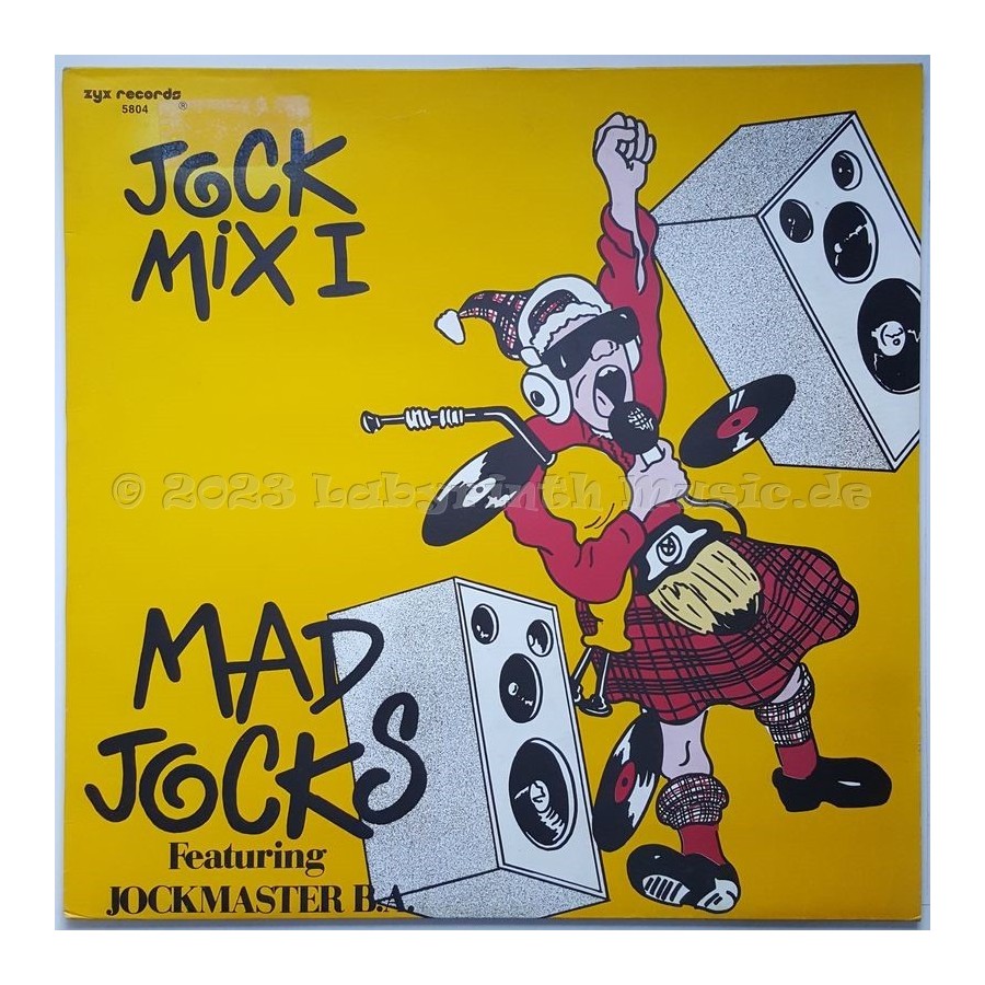 Mad Jocks Feat. Jockmaster B.A. - Jock Mix I • 12" Vinyl Maxi • EX - Labyrinth Music