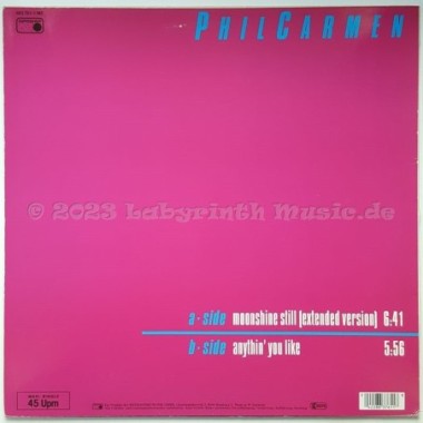 Phil Carmen - Moonshine Still • 12" Vinyl Maxi - Labyrinth Music