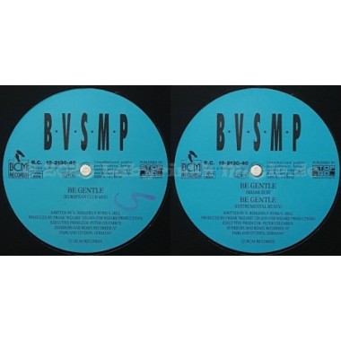 B.V.S.M.P. - Be Gentle • 12" Vinyl Maxi • NM - Labyrinth Music